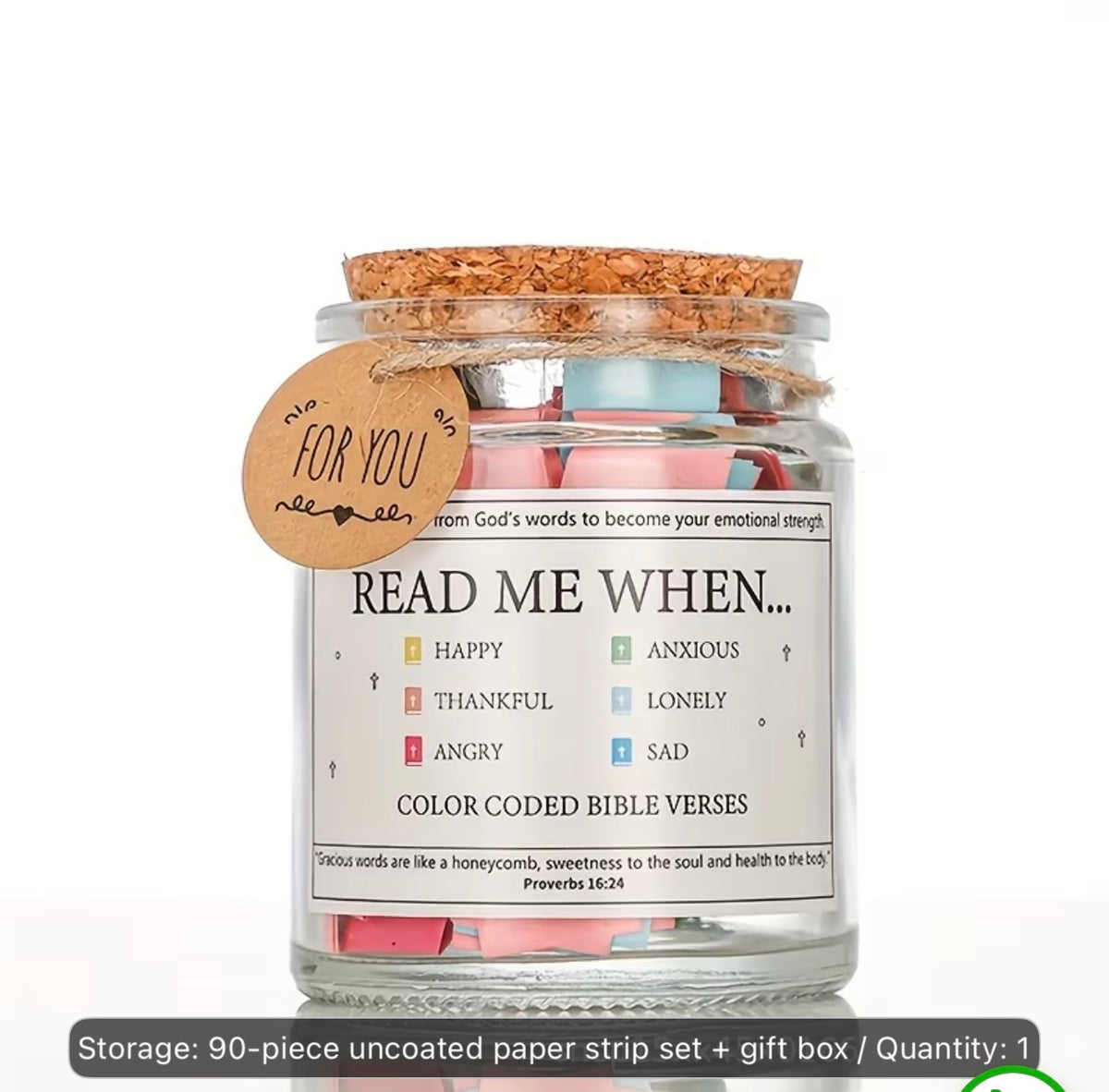 Gratitude Note Jar