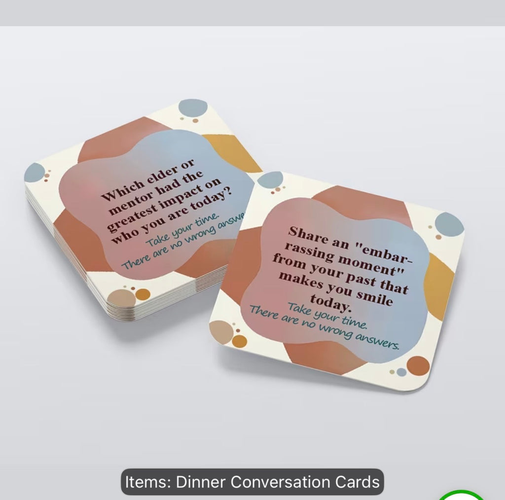 Family Dinner Convo Cards